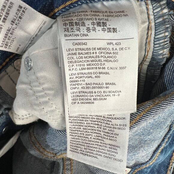 Levis Jeans Womens 25 White Oak Cone Denim Selvedge‎ Ridgid Classic Distressed - Picture 7 of 10